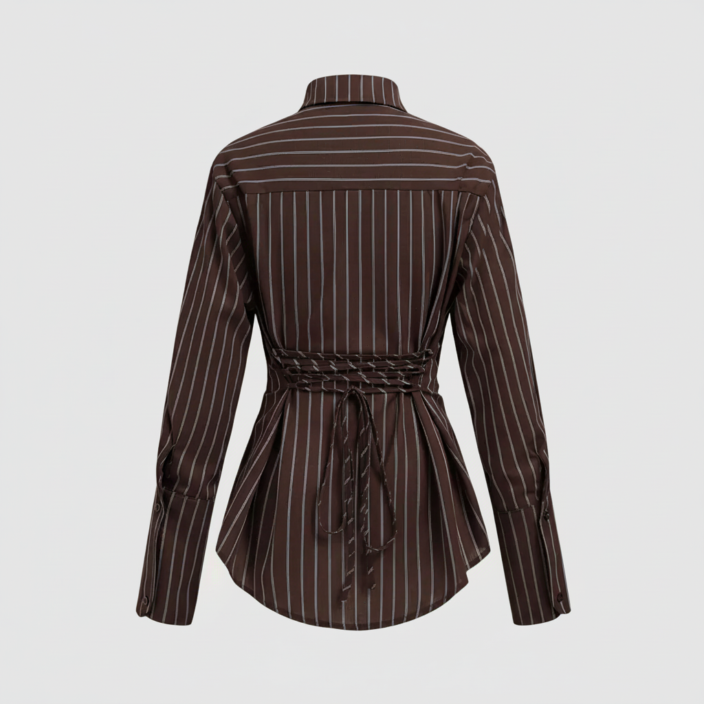 Gestreepte blouse Amara