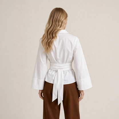 Wrap Blouse Jade Wit