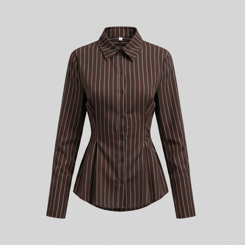 Gestreepte blouse Amara