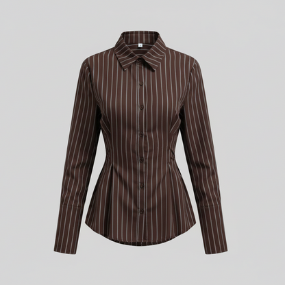 Gestreepte blouse Amara