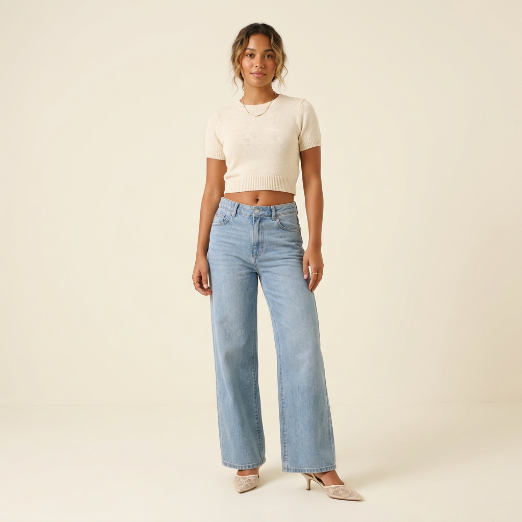 Slingbacks kant Crème