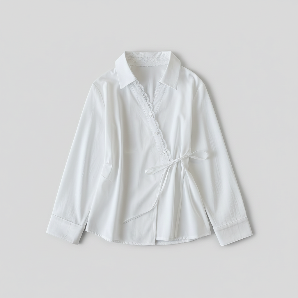 Lace detail blouse Vera