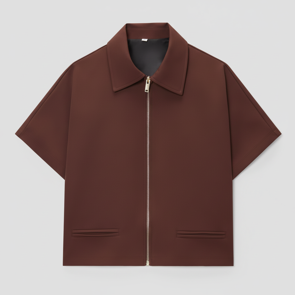 Zip-up Top Fiona Bruin
