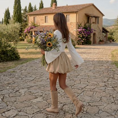 Balloon Skort Emmie Beige